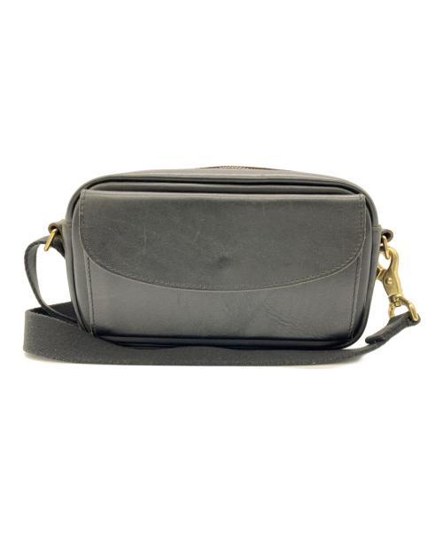 RYU（リュウ）RYU (リュウ) レザーショルダーバッグ ブラックの古着・服飾アイテム