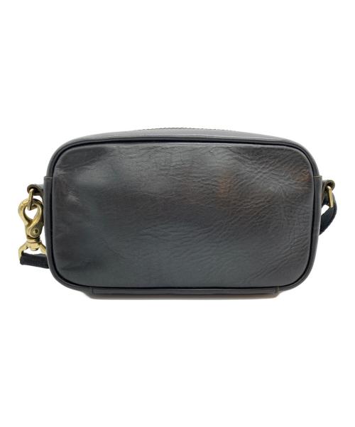 RYU（リュウ）RYU (リュウ) レザーショルダーバッグ ブラックの古着・服飾アイテム