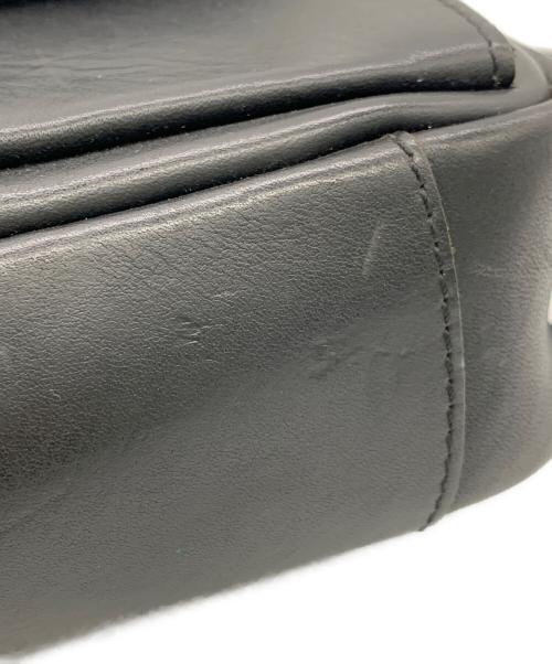 RYU（リュウ）RYU (リュウ) レザーショルダーバッグ ブラックの古着・服飾アイテム