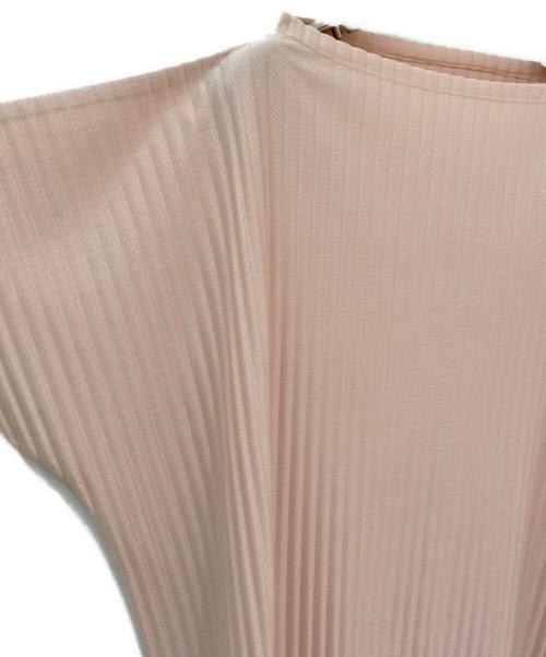 PLEATS PLEASE（プリーツプリーズ）PLEATS PLEASE (プリーツプリーズ) デザインカットソー ピンク サイズ:FREEの古着・服飾アイテム