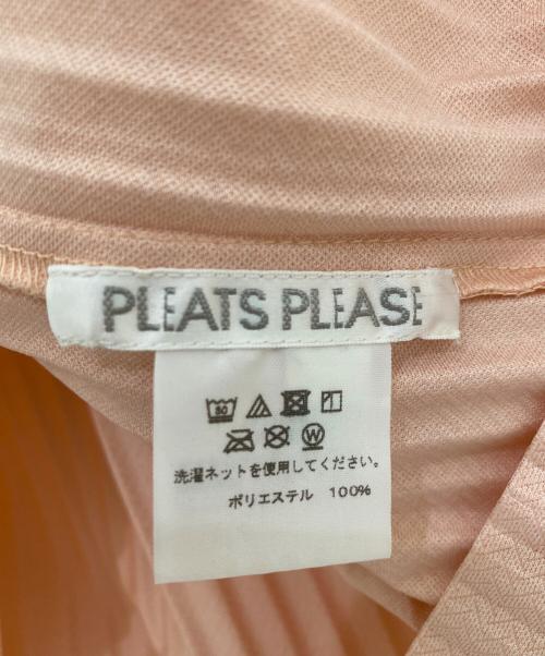 PLEATS PLEASE（プリーツプリーズ）PLEATS PLEASE (プリーツプリーズ) デザインカットソー ピンク サイズ:FREEの古着・服飾アイテム