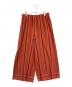 PLEATS PLEASE（プリーツプリーズ）の古着「ワイドパンツ」｜オレンジ