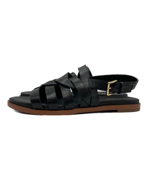 COLE HAAN（コールハーン）COLE HAAN (コールハーン) レザーサンダル ブラック サイズ:5Bの古着・服飾アイテム