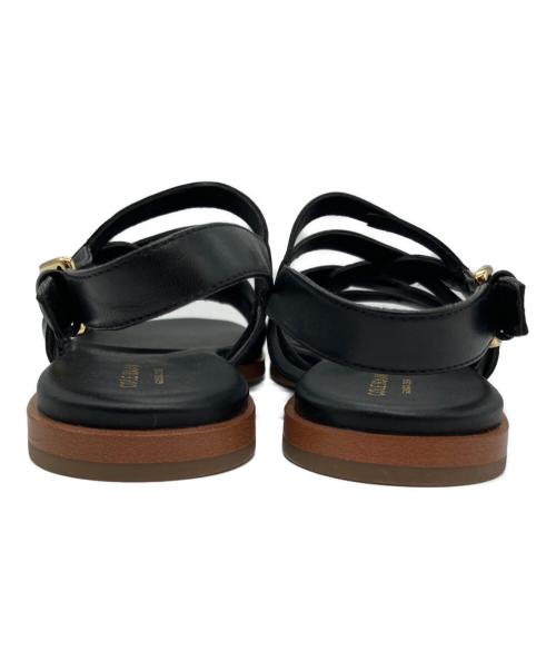 COLE HAAN（コールハーン）COLE HAAN (コールハーン) レザーサンダル ブラック サイズ:5Bの古着・服飾アイテム