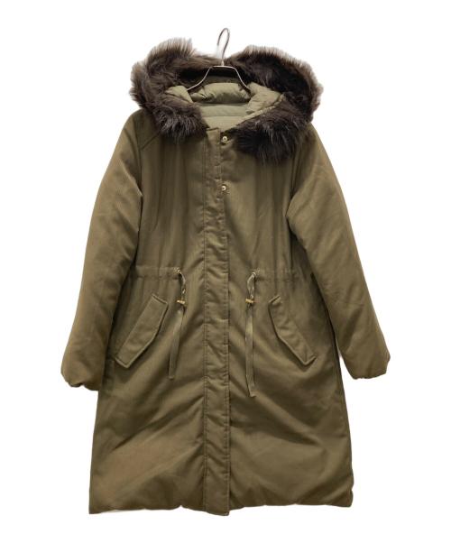 ROPE（ロペ）ROPE (ロペ) リバーシブルダウンコート オリーブ サイズ:40の古着・服飾アイテム