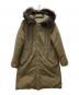ROPE（ロペ）の古着「リバーシブルダウンコート」｜オリーブ