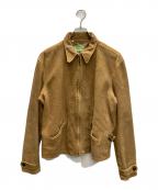 LEVI'S VINTAGE CLOTHINGリーバイス ビンテージ クロージング）の古着「レザージャケット　1930s Menlo leather jacket」｜ベージュ