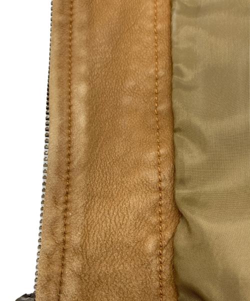 LEVI'S VINTAGE CLOTHING（リーバイス ビンテージ クロージング）LEVI'S VINTAGE CLOTHING (リーバイス ビンテージ クロージング) レザージャケット　1930s Menlo leather jacket ベージュ サイズ:SIZE Mの古着・服飾アイテム