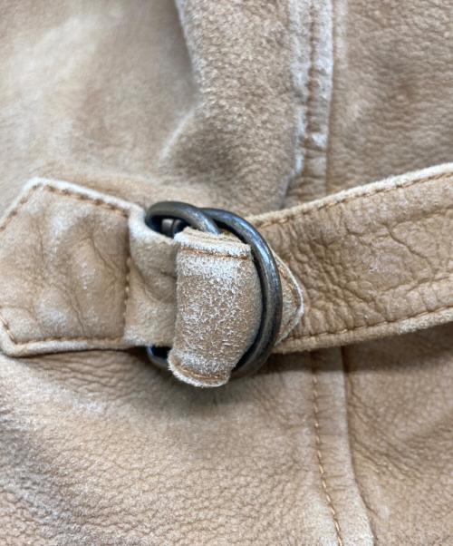 LEVI'S VINTAGE CLOTHING（リーバイス ビンテージ クロージング）LEVI'S VINTAGE CLOTHING (リーバイス ビンテージ クロージング) レザージャケット　1930s Menlo leather jacket ベージュ サイズ:SIZE Mの古着・服飾アイテム