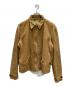 LEVI'S VINTAGE CLOTHING（リーバイス ビンテージ クロージング）の古着「レザージャケット　1930s Menlo leather jacket」｜ベージュ