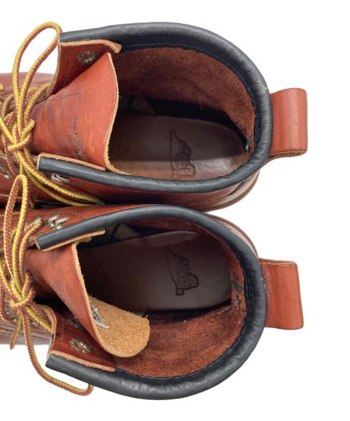 RED WING（レッドウィング）RED WING (レッドウィング) ラインマン ワークブーツ ブラウン サイズ:SIZE UK7 1/2の古着・服飾アイテム