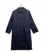 MARGARET HOWELL×MACKINTOSHマーガレットハウエル×マッキントッシュ）の古着「ゴム引きコート」｜ネイビー