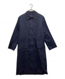 MARGARET HOWELL×MACKINTOSH（マーガレットハウエル×マッキントッシュ）の古着「ゴム引きコート」｜ネイビー