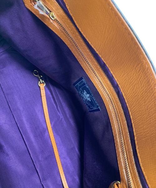 A.D.M.J.（エーディーエムジェイ）A.D.M.J. (エーディーエムジェイ) ハンドバッグ ブラウンの古着・服飾アイテム