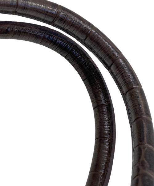 A.D.M.J.（エーディーエムジェイ）A.D.M.J. (エーディーエムジェイ) ハンドバッグ ブラウンの古着・服飾アイテム