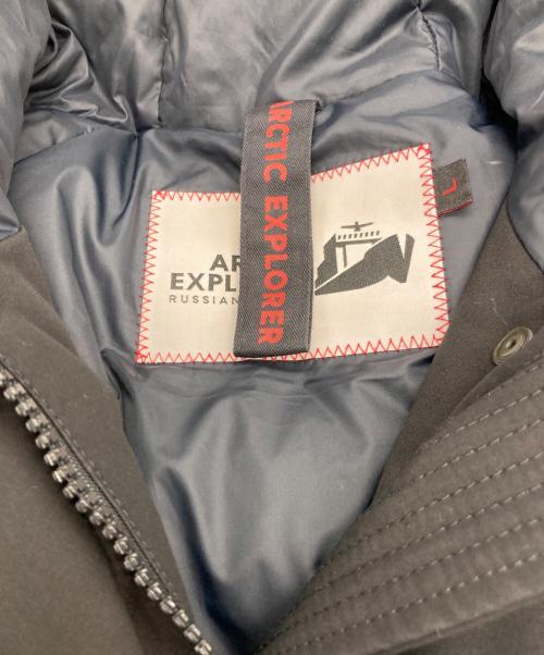 ARCTIC EXPLORER（アークティックエクスプローラー）ARCTIC EXPLORER (アークティックエクスプローラー) ARCTIC EXPLORER ダウンジャケット ブラック サイズ:Lの古着・服飾アイテム