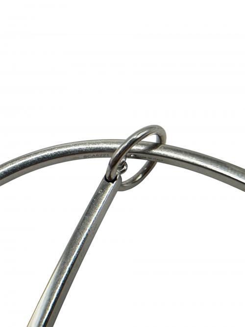 CELINE（セリーヌ）CELINE (セリーヌ) サークルクロスネックレス　	SILVER925の古着・服飾アイテム