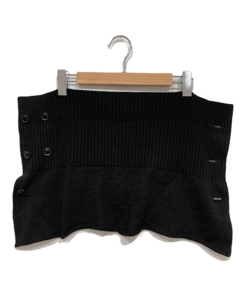 s'yte（サイト）s'yte (サイト) ネックウォーマー ブラックの古着・服飾アイテム