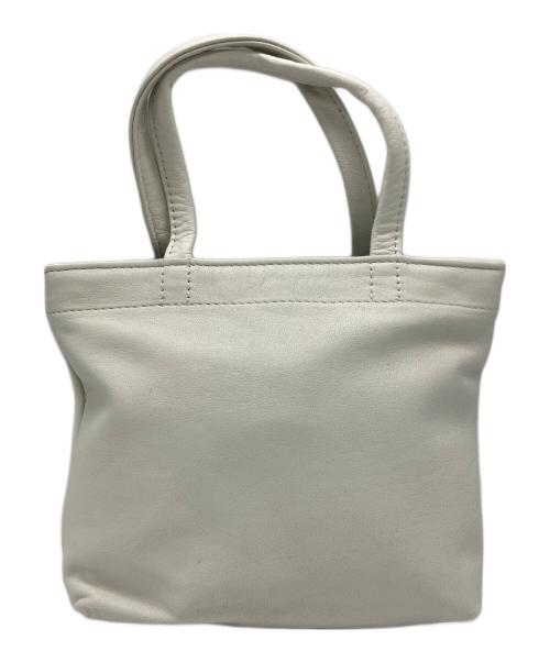 YOHJI YAMAMOTO（ヨウジヤマモト）YOHJI YAMAMOTO (ヨウジヤマモト) ミニバッグ ホワイトの古着・服飾アイテム