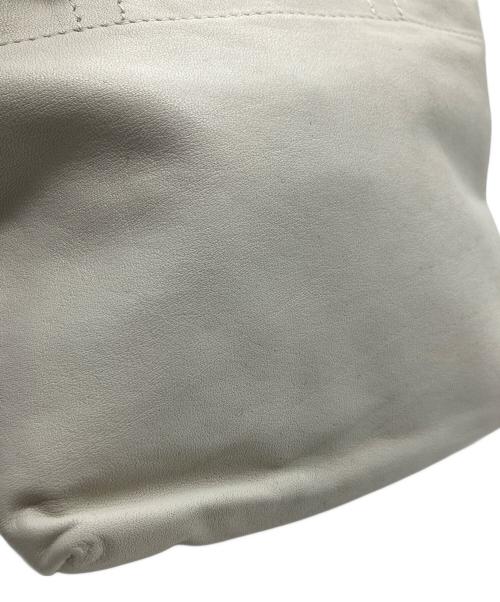 YOHJI YAMAMOTO（ヨウジヤマモト）YOHJI YAMAMOTO (ヨウジヤマモト) ミニバッグ ホワイトの古着・服飾アイテム