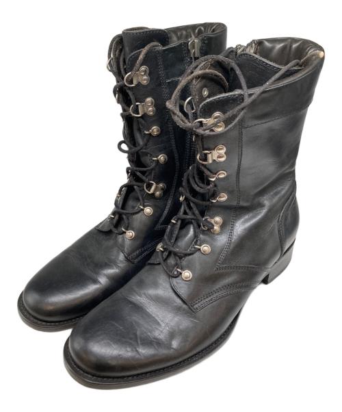BUTTERO（ブッテロ）BUTTERO (ブッテロ) 編上げブーツ ブラック サイズ:43の古着・服飾アイテム