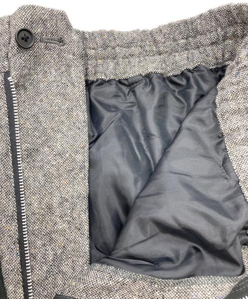 s'yte（サイト）s'yte (サイト) ETERMINE NEP TWEED + NORDIC PATTERN KNIT WRAP PANTS グレー サイズ:3の古着・服飾アイテム