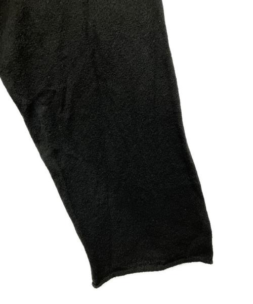 YOHJI YAMAMOTO（ヨウジヤマモト）YOHJI YAMAMOTO (ヨウジヤマモト) ニットパーカー ブラック サイズ:3の古着・服飾アイテム