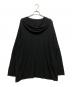 YOHJI YAMAMOTO (ヨウジヤマモト) ニットパーカー ブラック サイズ:3：8000円
