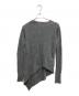RICK OWENS (リックオウエンス) アシンメトリーニット グレー サイズ:S：22000円