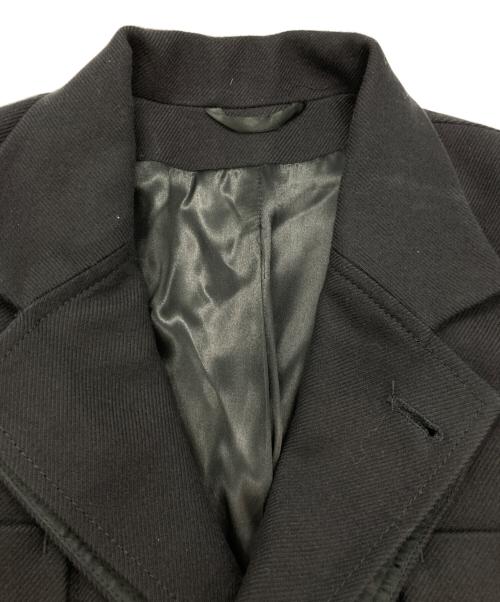 ANN DEMEULEMEESTER（アンドゥムルメステール）ANN DEMEULEMEESTER (アンドゥムルメステール) ANN DEMEULEMEESTER チェスターコート ブラック サイズ:XSの古着・服飾アイテム