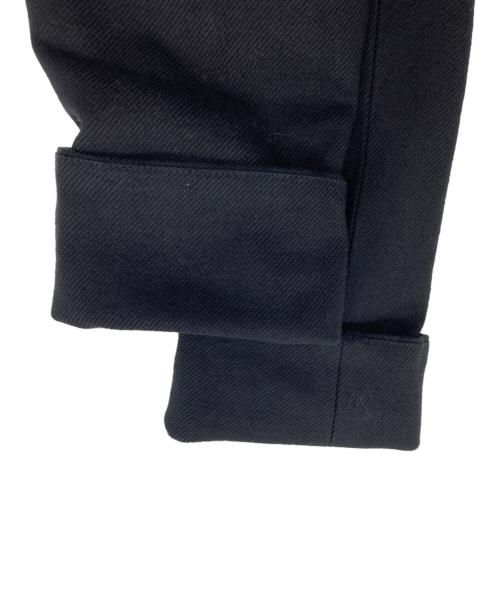 ANN DEMEULEMEESTER（アンドゥムルメステール）ANN DEMEULEMEESTER (アンドゥムルメステール) ANN DEMEULEMEESTER チェスターコート ブラック サイズ:XSの古着・服飾アイテム