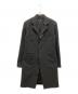 ANN DEMEULEMEESTER（アンドゥムルメステール）の古着「ANN DEMEULEMEESTER チェスターコート」｜ブラック