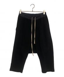 RICK OWENS（リックオウエンス）の古着「Sarouel Pants」｜ブラック