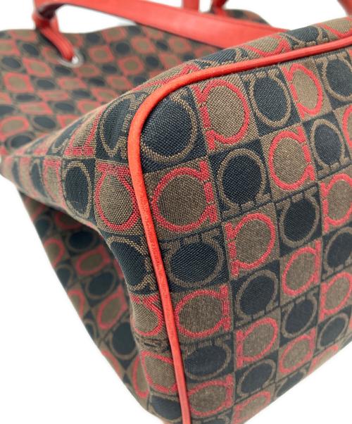 Salvatore Ferragamo（サルヴァトーレ フェラガモ）Salvatore Ferragamo (サルヴァトーレ フェラガモ) トートバッグ レッドの古着・服飾アイテム