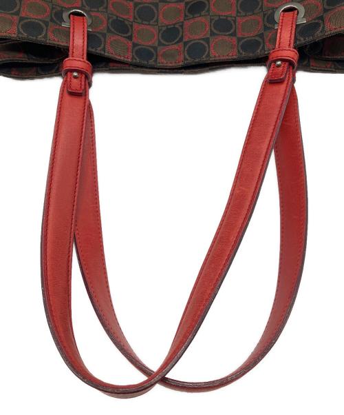 Salvatore Ferragamo（サルヴァトーレ フェラガモ）Salvatore Ferragamo (サルヴァトーレ フェラガモ) トートバッグ レッドの古着・服飾アイテム