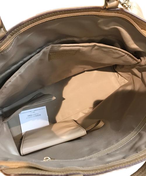 PELLE BORSA（ペレボルサ）PELLE BORSA (ペレボルサ) 3WAYバッグ ベージュの古着・服飾アイテム