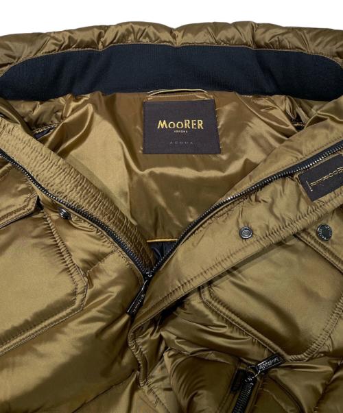 MOORER（ムーレー）MOORER (ムーレー) DEVON/ダウンジャケット ブラウン サイズ:44の古着・服飾アイテム