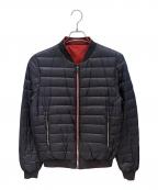 MOORERムーレー）の古着「リバーシブルダウンジャケット」｜ネイビー