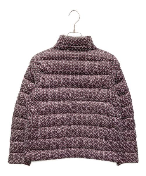 Max Mara WEEK END LINE（マックスマーラ ウイークエンドライン）MAX MARA WEEK END LINE (マックスマーラ ウイークエンドライン) 総柄ダウンジャケット パープル サイズ:40の古着・服飾アイテム