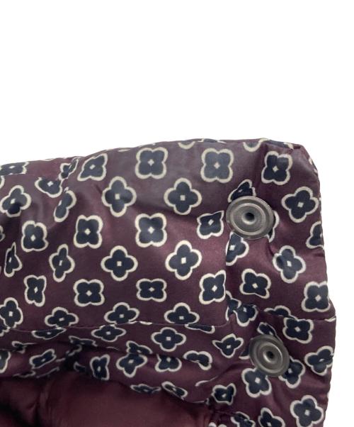 Max Mara WEEK END LINE（マックスマーラ ウイークエンドライン）MAX MARA WEEK END LINE (マックスマーラ ウイークエンドライン) 総柄ダウンジャケット パープル サイズ:40の古着・服飾アイテム