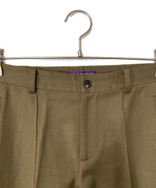 RALPH LAUREN COLLECTION（ラルフローレンコレクション）RALPH LAUREN COLLECTION (ラルフローレンコレクション) センタープレスパンツ ブラウン サイズ:2の古着・服飾アイテム