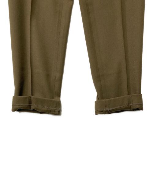 RALPH LAUREN COLLECTION（ラルフローレンコレクション）RALPH LAUREN COLLECTION (ラルフローレンコレクション) センタープレスパンツ ブラウン サイズ:2の古着・服飾アイテム