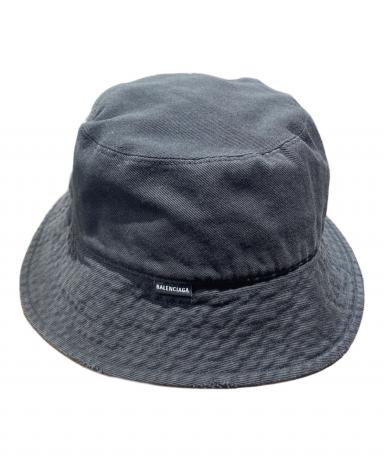 中古・古着通販】BALENCIAGA (バレンシアガ) バケットハット ブラック