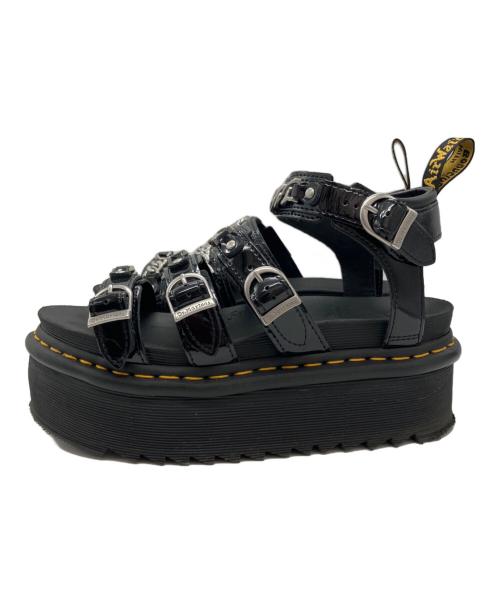 Dr.Martens（ドクターマーチン）Dr.Martens (ドクターマーチン) BLAIRE II QUAD CHAIN 厚底サンダル ブラック サイズ:UK6の古着・服飾アイテム