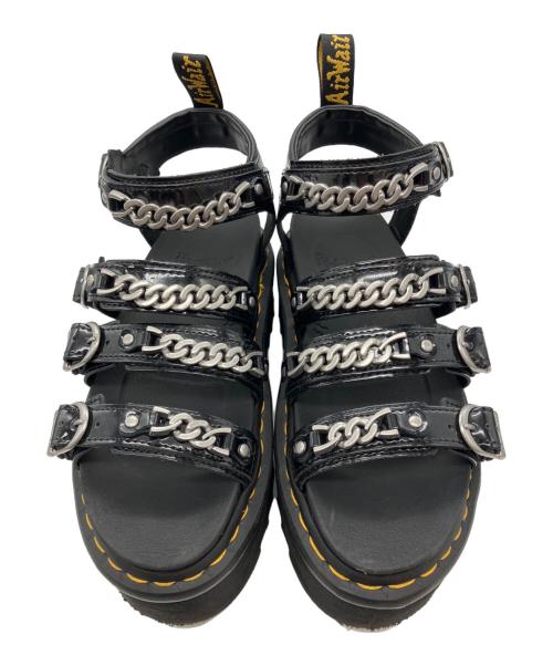 Dr.Martens（ドクターマーチン）Dr.Martens (ドクターマーチン) BLAIRE II QUAD CHAIN 厚底サンダル ブラック サイズ:UK6の古着・服飾アイテム