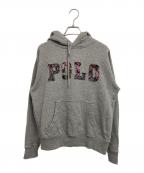 POLO RALPH LAURENポロ・ラルフローレン）の古着「プルオーバーパーカー」｜グレー