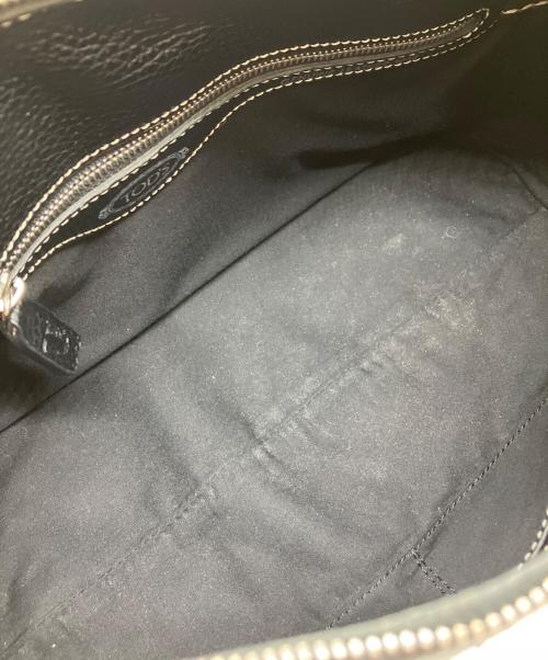 TOD'S（トッズ）TOD'S (トッズ) ハンドバッグ ブラックの古着・服飾アイテム