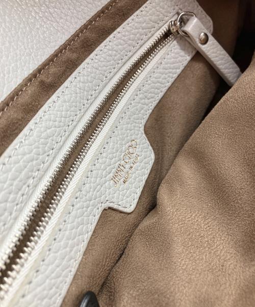 JIMMY CHOO（ジミーチュウ）JIMMY CHOO (ジミーチュウ) トートバッグ ホワイトの古着・服飾アイテム