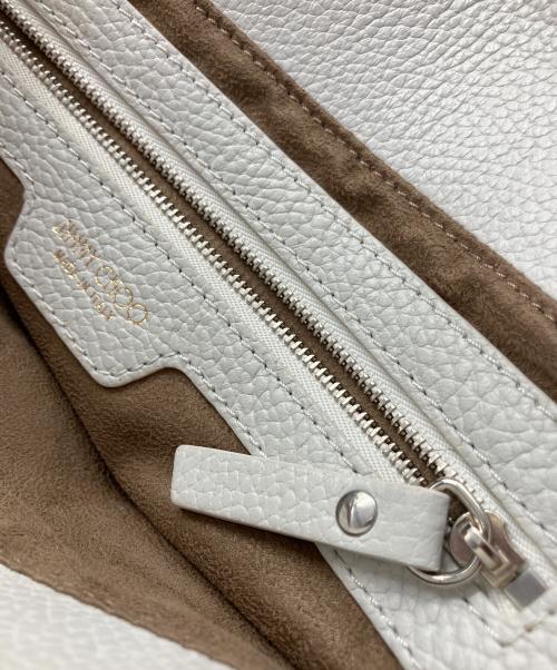 JIMMY CHOO（ジミーチュウ）JIMMY CHOO (ジミーチュウ) トートバッグ ホワイトの古着・服飾アイテム