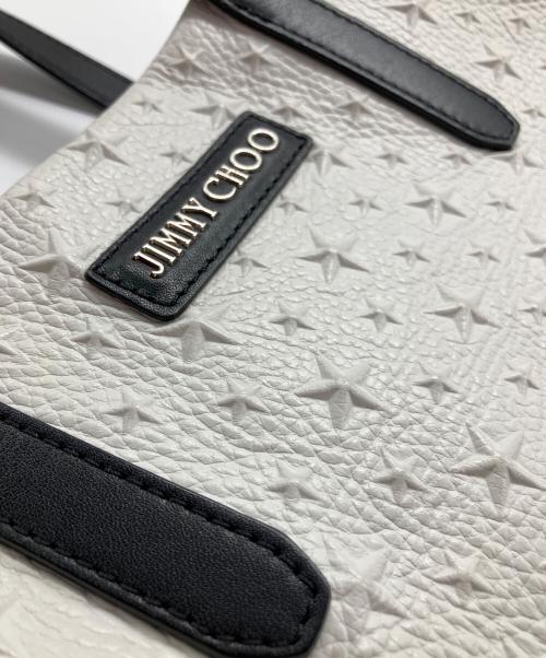 JIMMY CHOO（ジミーチュウ）JIMMY CHOO (ジミーチュウ) トートバッグ ホワイトの古着・服飾アイテム